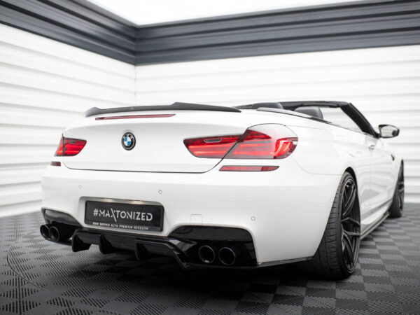Alternative view of Maxton Design Gloss Black Boot Spoiler For BMW M6 Series F12 M Sport