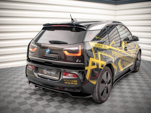 Alternative view of Maxton Design Gloss Black Roof Spoiler For BMW i3 LCI