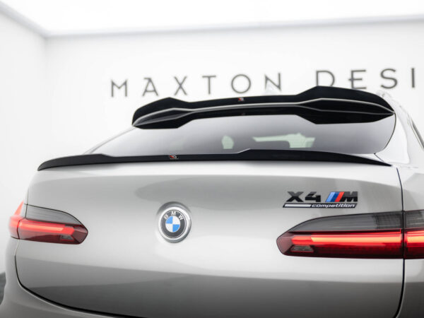 Alternative view of Maxton Design Gloss Black Lower Boot Spoiler For BMW X4 G02 X4M F98 M Sport