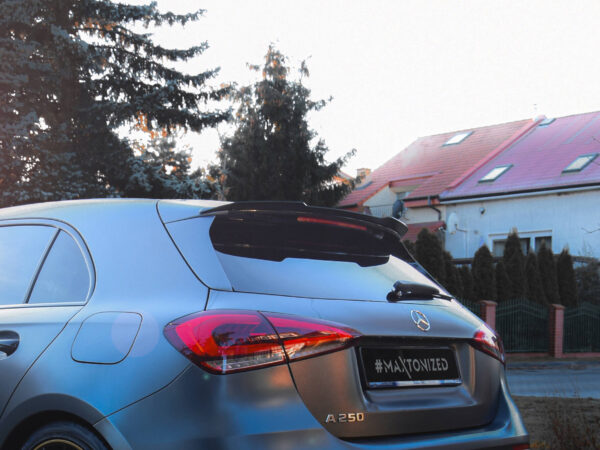 Pol po spoiler cap mercedes benz a amg line hatchback w177 20497 3