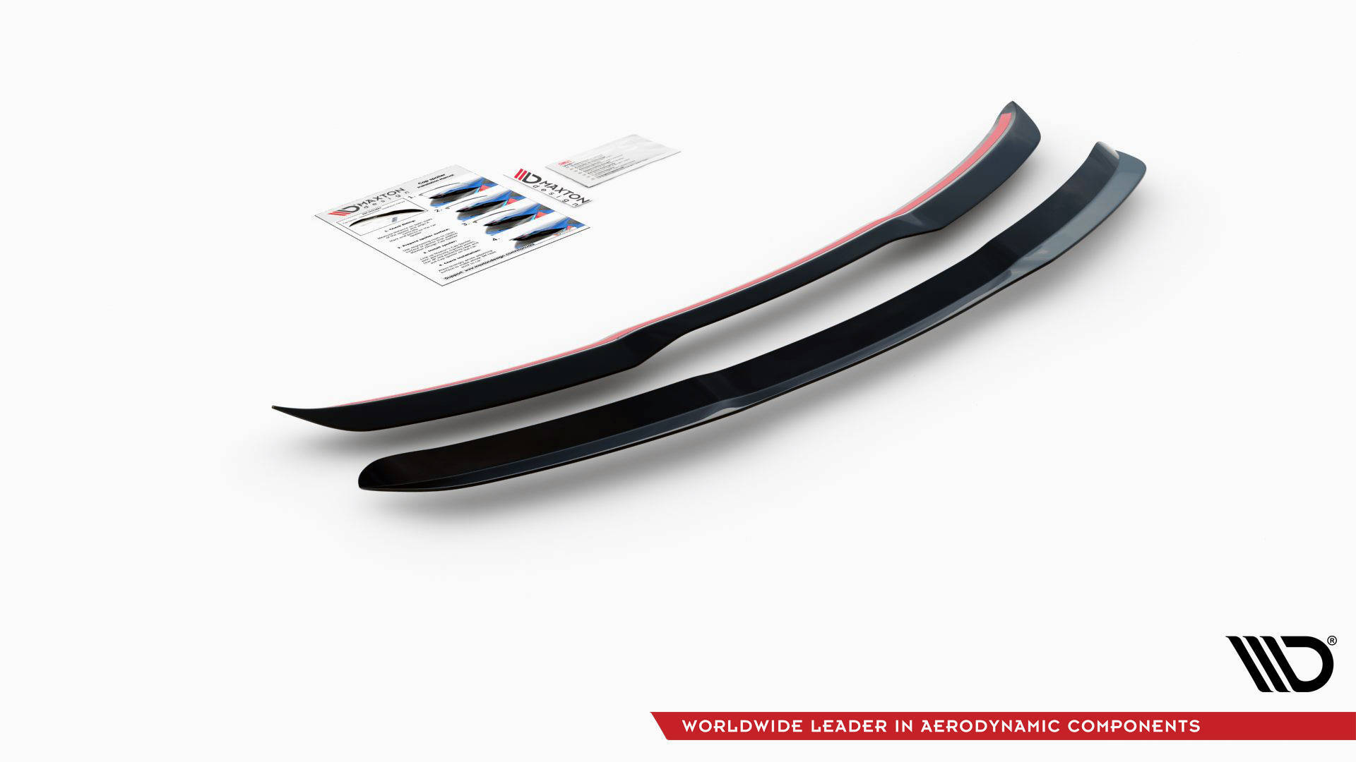 Maxton design gloss black roof spoiler for mercedes-benz w176 - image 5