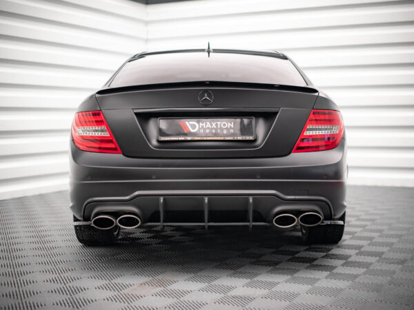 Alternative view of Maxton Design Gloss Black Boot Spoiler For Mercedes-Benz W204 C204
