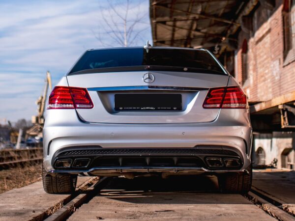 Pol po spoiler cap mercedes benz e63 amg amg line standard sedan w212 facelift 11692 6