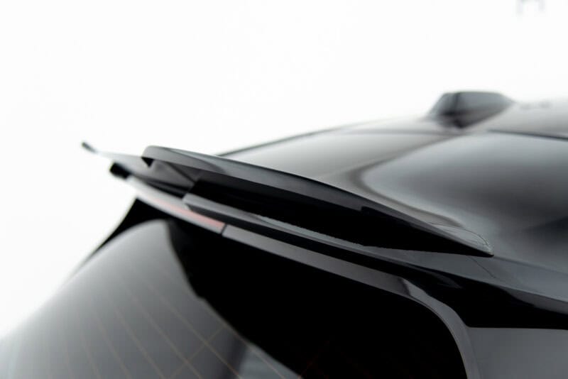 Maxton design gloss black roof spoiler v. 1 for bmw 1 f70 m sport - image 3