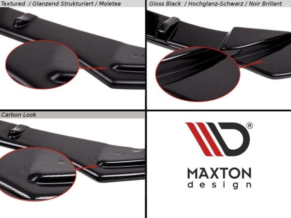 Maxton Design Gloss Black Roof Spoiler V.2 For BMW 1 Series F20 F21 M140i M Sport