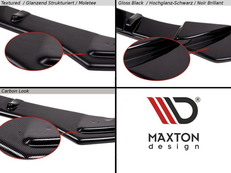 Maxton design gloss black roof spoiler v. 2 for bmw 1 series f20 f21 m140i m sport