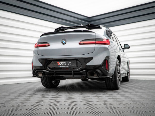 Alternative view of Maxton Design Gloss Black Street Pro Style Rear Diffuser For BMW X4 G02 M Sport LCI