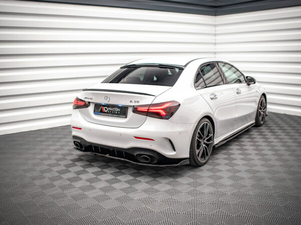 Alternative view of Maxton Design Gloss Black Roof Spoiler For Mercedes-Benz AMG A35 V177