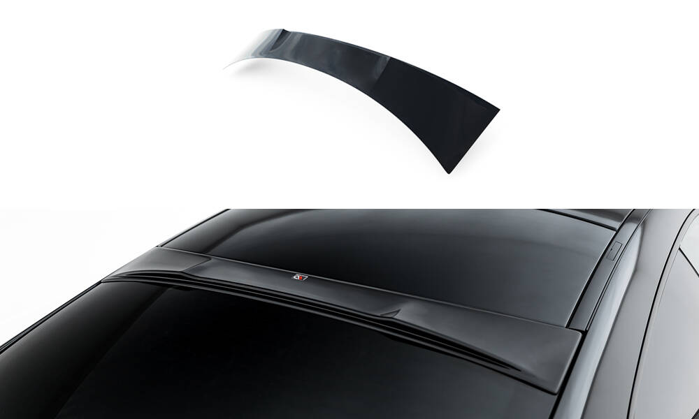 Maxton design gloss black roof spoiler for mercedes-benz amg cle53 c236 - image 5