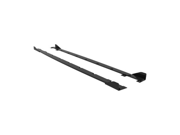 Maxton Design Matte Black Street Pro Style Side Skirts + Flaps For BMW F70 M Sport