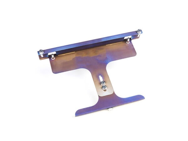 Alternative view of BMW G80 G81 M3 G82 G83 M4 Titanium Bracket For M Performance Diffuser