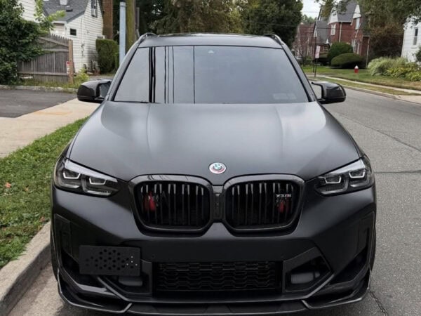Alternative view of BMW F97 X3M LCI Prepreg CARBON FIBRE OEM Style Front Bumper Outer Trims