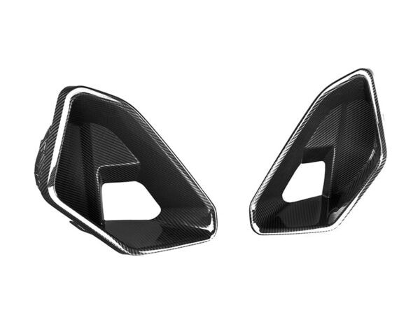 Alternative view of BMW G06 X6 LCI Prepreg Performance Style CARBON FIBRE Front Bumper Trims