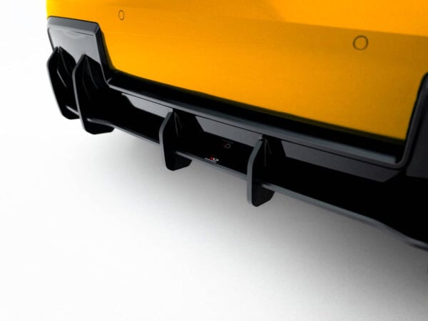 Alternative view of Maxton Design Matte Black Street Pro Style Rear Diffuser For BMW F70 M Sport