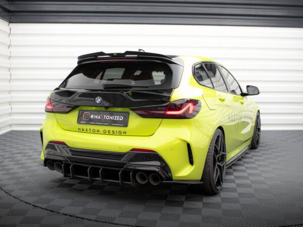 Alternative view of Maxton Design Matte Black Street Pro Style Rear Diffuser V.4 For BMW F40 M135i M Sport