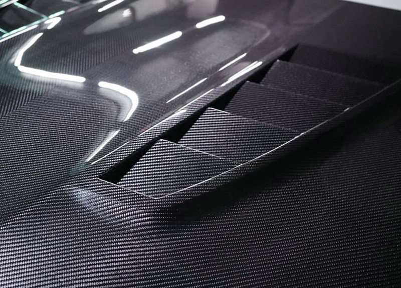 Bmw g30 g31 f90 m5 prepreg carbon fibre gtr style bonnet - image 7