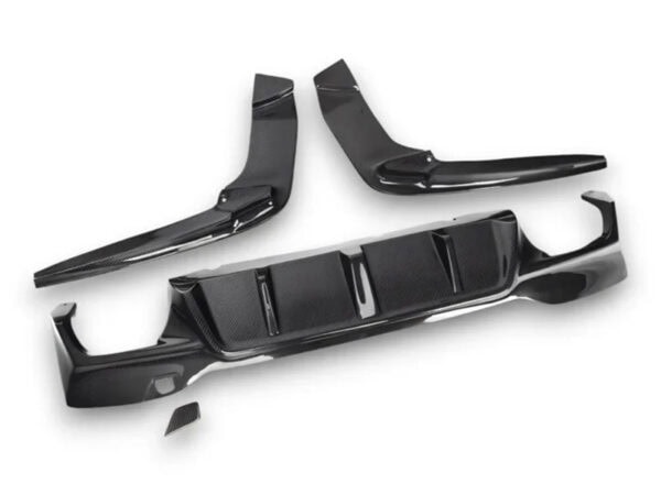 Alternative view of BMW F90 M5 3D Style CARBON FIBRE Rear Diffuser