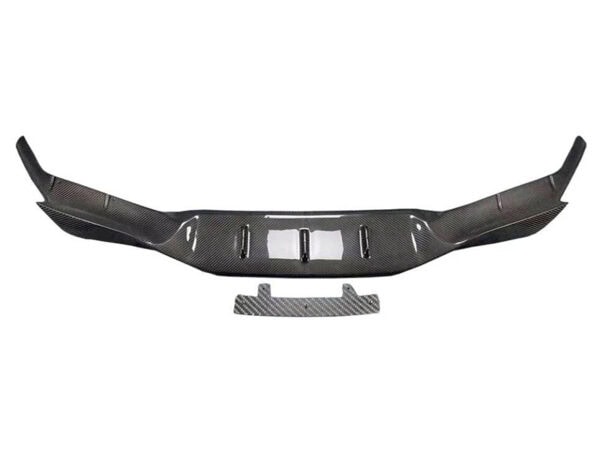 Alternative view of BMW F90 M5 Pre LCI RKP Style CARBON FIBRE Front Splitter