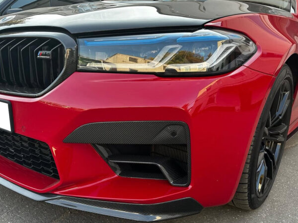 Alternative view of BMW F90 M5 LCI Prepreg CARBON FIBRE Front Bumper Lower Trims