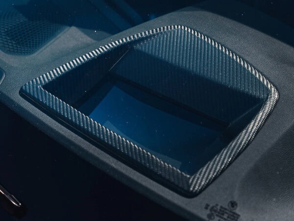 Alternative view of BMW G87 M2 G80 G81 M3 G82 G83 M4 Prepreg CARBON FIBRE HUD Cover