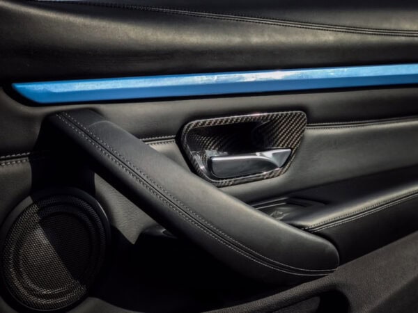 Alternative view of BMW F Series Prepreg CARBON FIBRE Inner Door Handle Trims