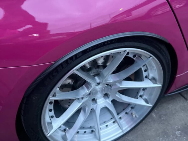 Alternative view of BMW F90 M5 Prepreg CARBON FIBRE Rear Wheel Arch Trims