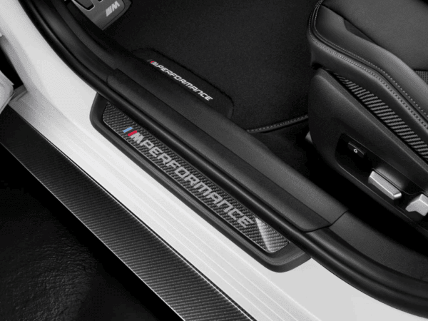 Alternative view of Genuine BMW M Performance Carbon Fibre Door Sill Trims for G82 G83 G87 G42 G22 G23