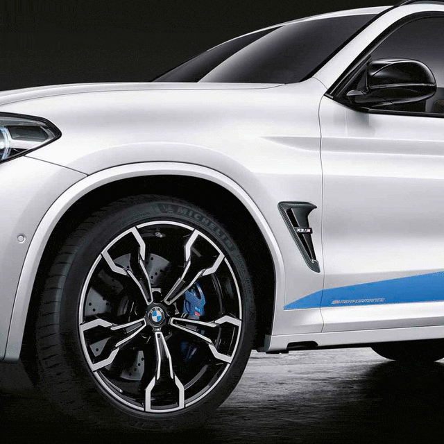 Bmw m performance carbon fibre side badge trims for f97 x3m & f98 x4m - image 2