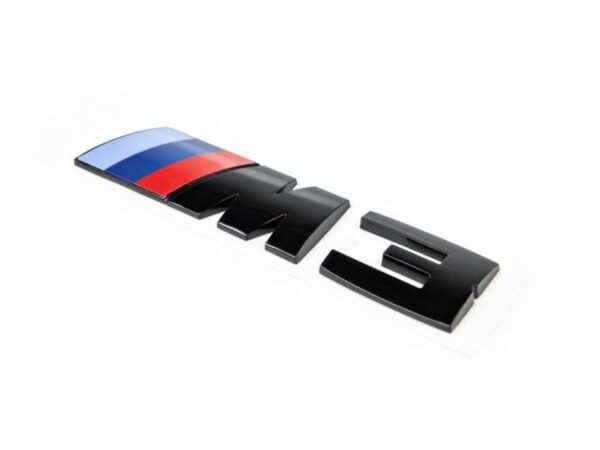 Bmw black m3 badge