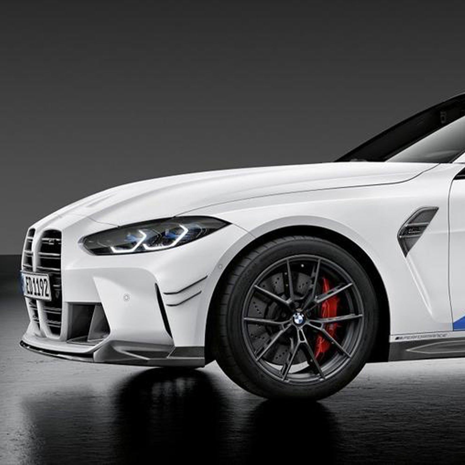 Genuine bmw m performance prepreg carbon fibre front splitter for g80 m3 & g82 m4 - image 3