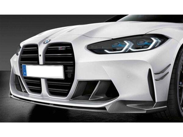 Alternative view of Genuine BMW M Performance Prepreg Carbon Fibre Front Splitter for G80 M3 & G82 M4