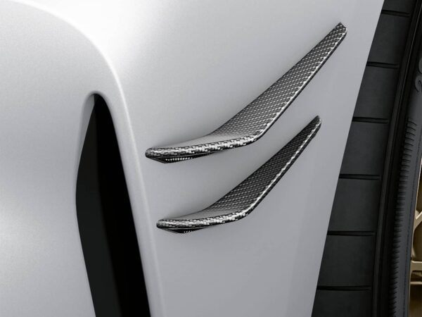 Bmw g8x genuine m performance prepreg carbon canards aero flicks for bmw g80 m3 g82 m4 2