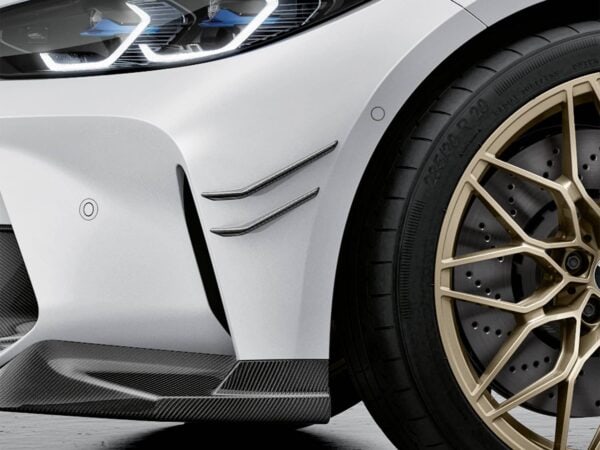 Alternative view of Genuine BMW M Performance Prepreg Carbon Canards for G80 G81 M3 & G82 G83 M4