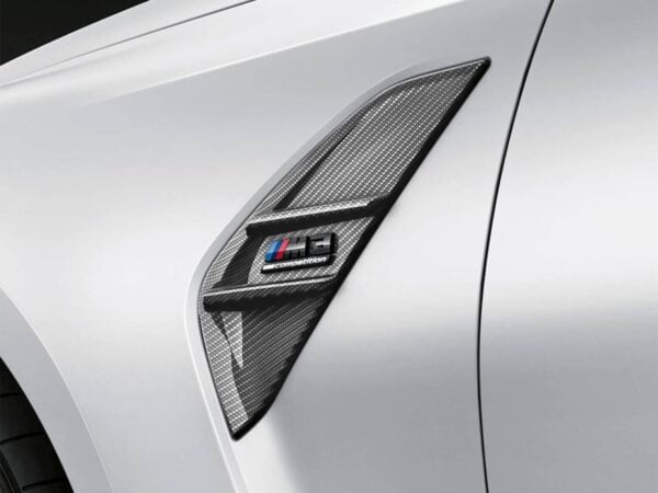 Alternative view of Genuine BMW M Performance Carbon Fibre Air Breather Fenders for G80 G81 M3
