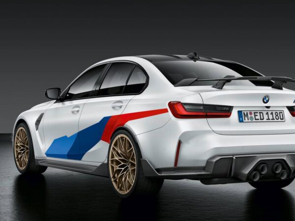 Genuine BMW M Performance Rear Corner Splitters in Prepreg Carbon Fibre for G80 G81 M3