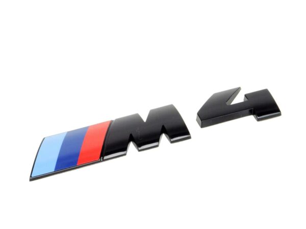 Genuine BMW Gloss Black M4 Replacement Badge for F82 & F83