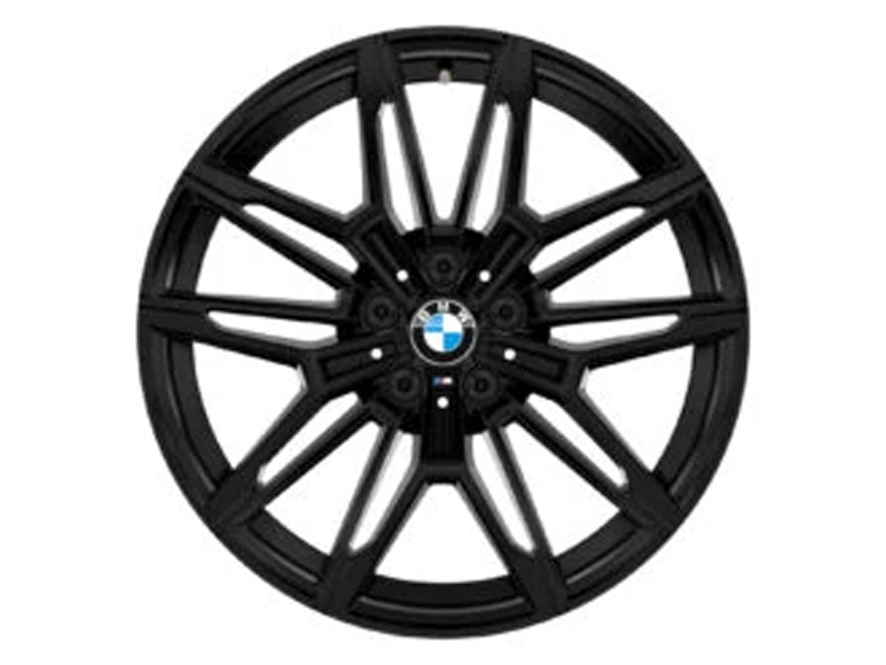 Genuine bmw black ii solid 930m alloy wheels for g80 g81 m3 g82 g83 m4 & g87 m2