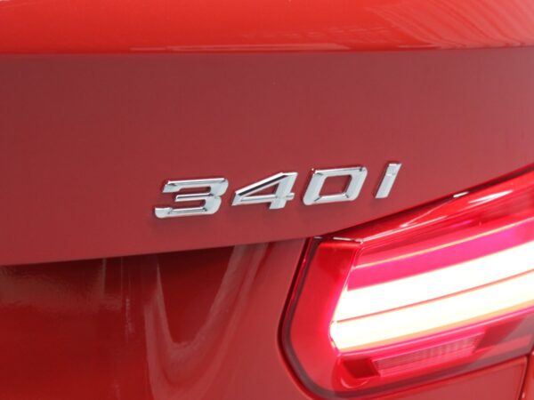 Alternative view of Genuine BMW Silver 340I Replacement Badge for F30 F31 F34