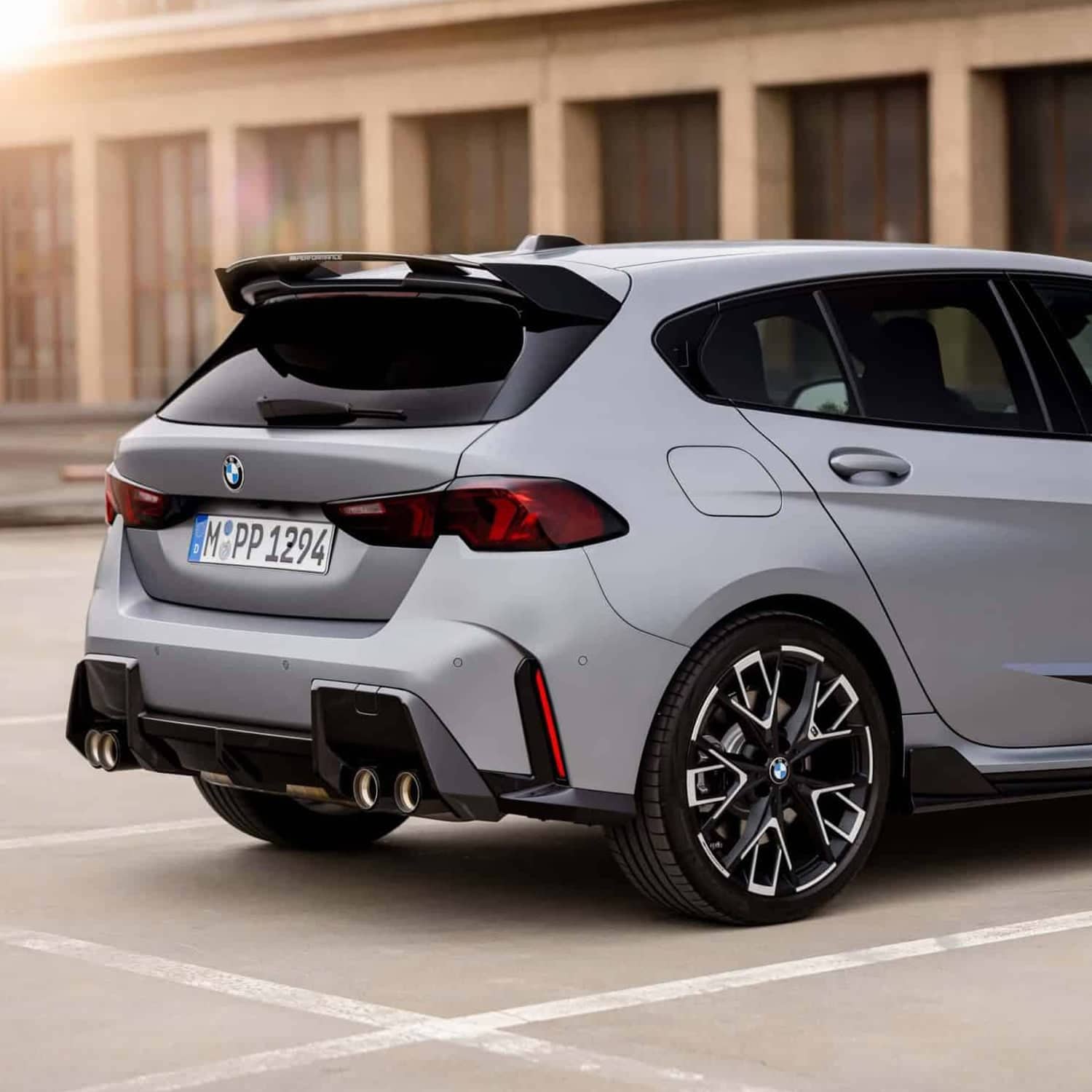 Genuine bmw m performance roof spoiler for bmw f40 & f70 1 series - image 2