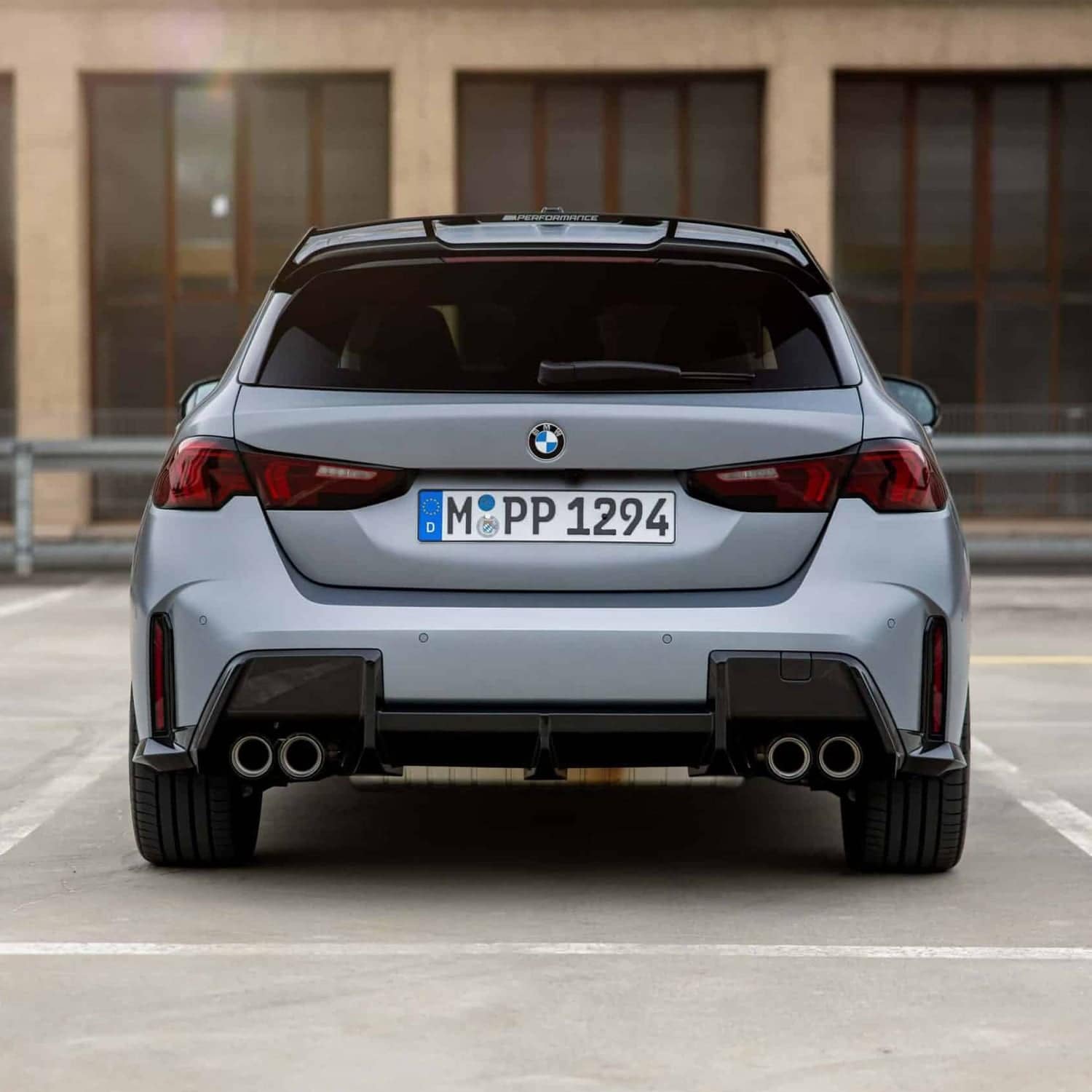 Genuine bmw m performance roof spoiler for bmw f40 & f70 1 series - image 3