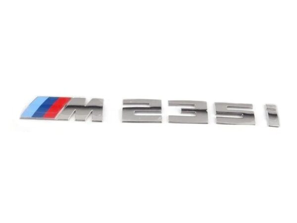 Genuine BMW Silver M235I Replacement Badge for F44