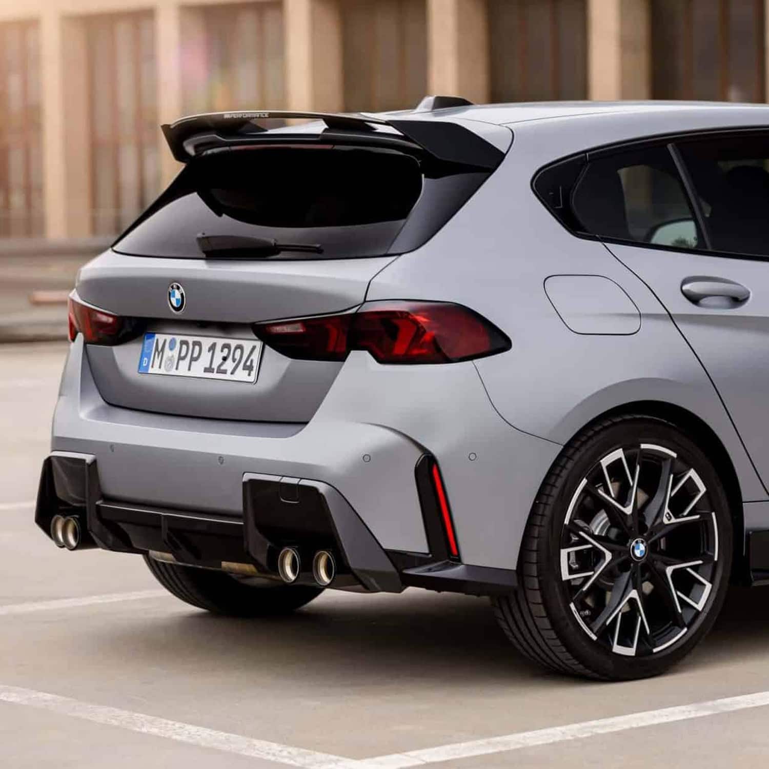 Bmw m performance carbon fibre rear diffuser for f70 m135i - image 3