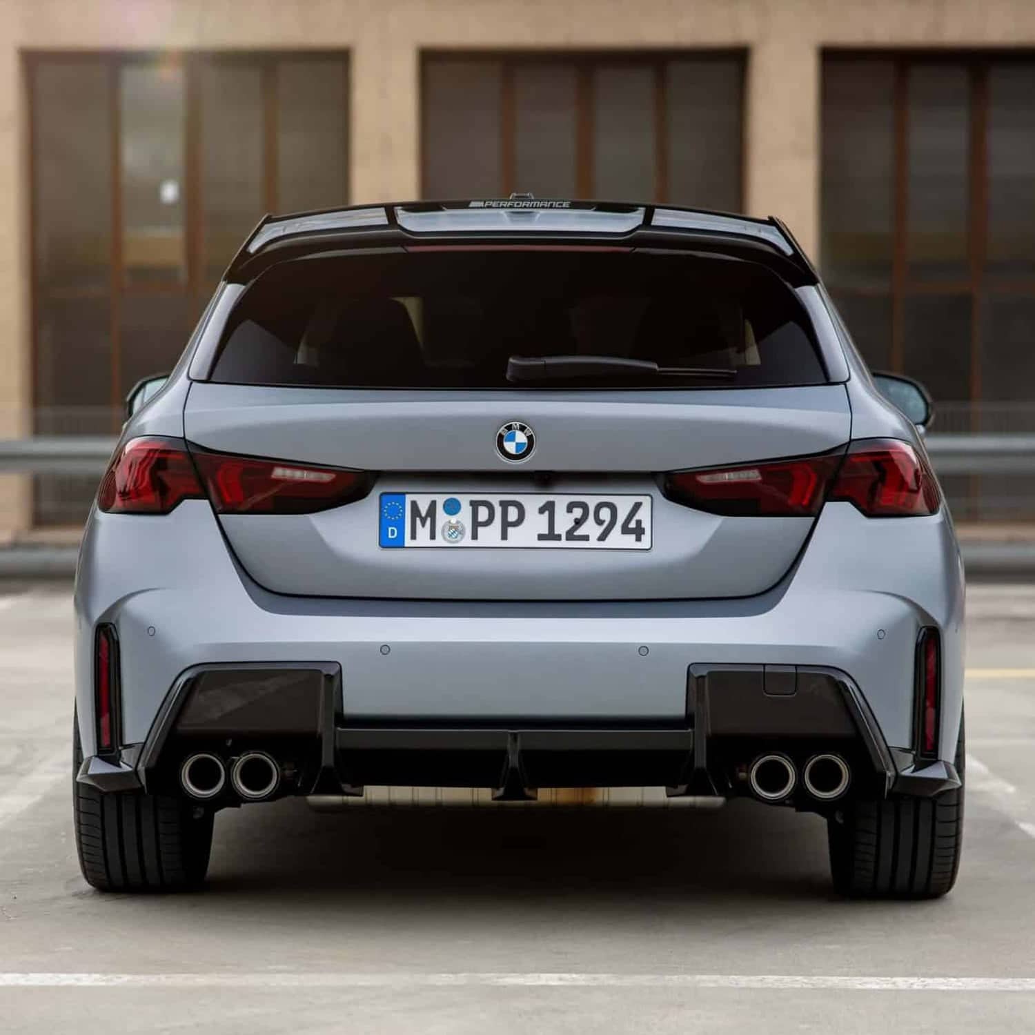 Bmw m performance carbon fibre rear diffuser for f70 m135i - image 2