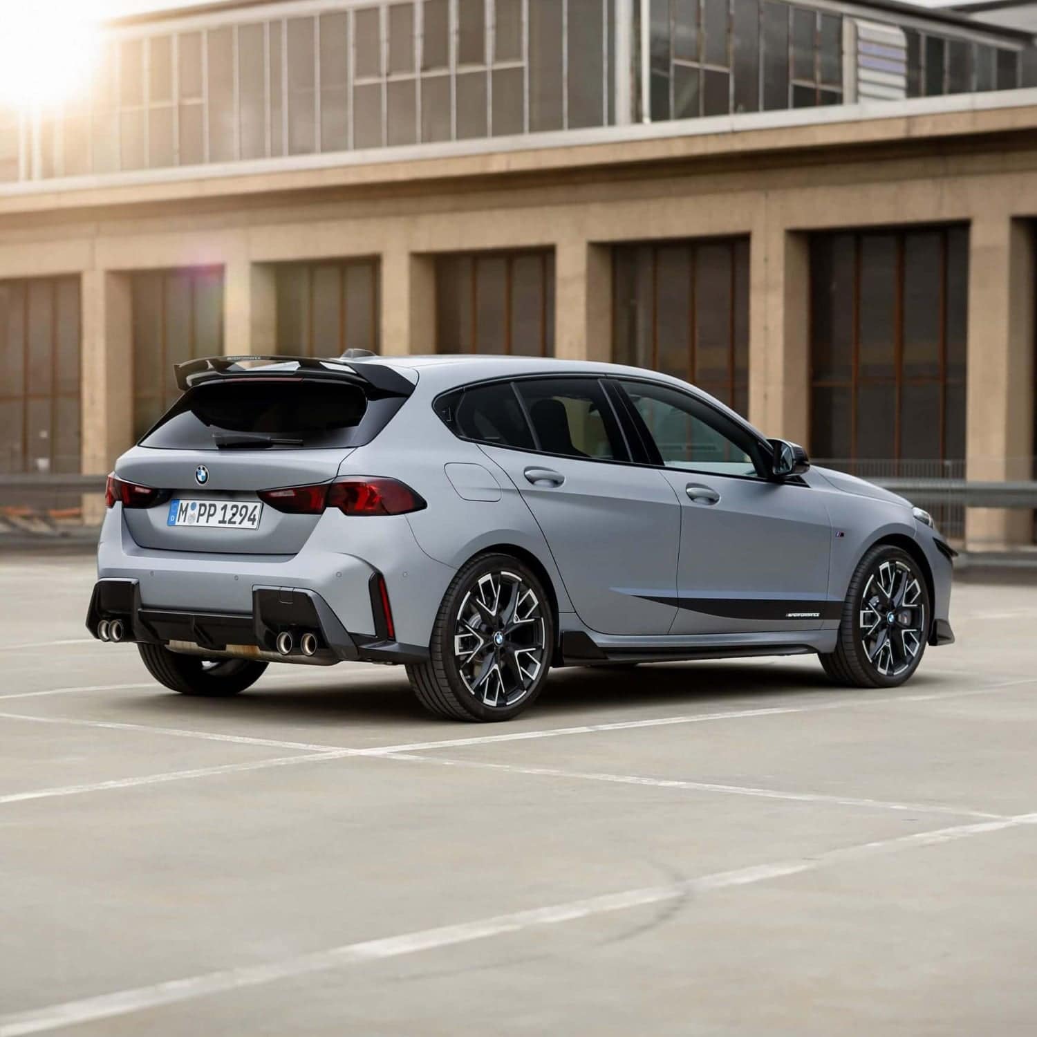 Bmw m performance carbon fibre rear diffuser for f70 m135i - image 4