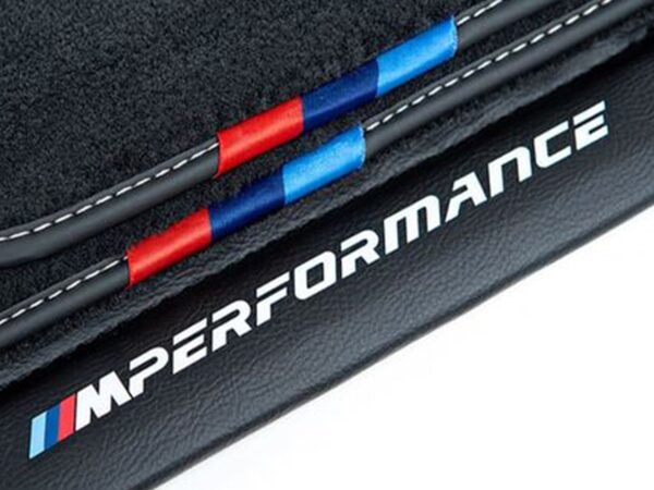 Alternative view of Genuine BMW M Performance Floor Mats for F87 M2 Coupe