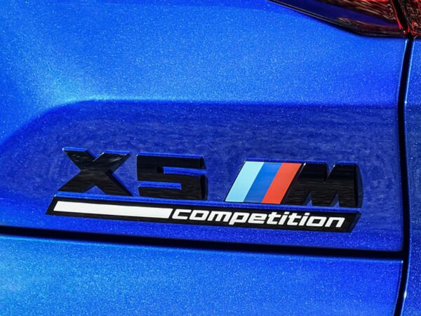 Alternative view of BMW M Performance Rear Badge for F95 X5M Competition