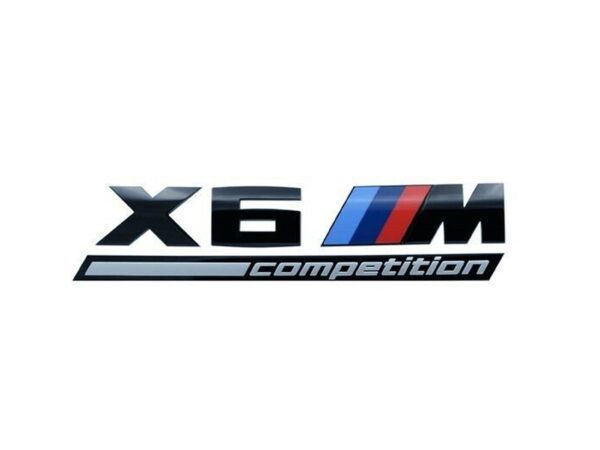 BMW M Performance Rear Badge for F96 X6M Competition