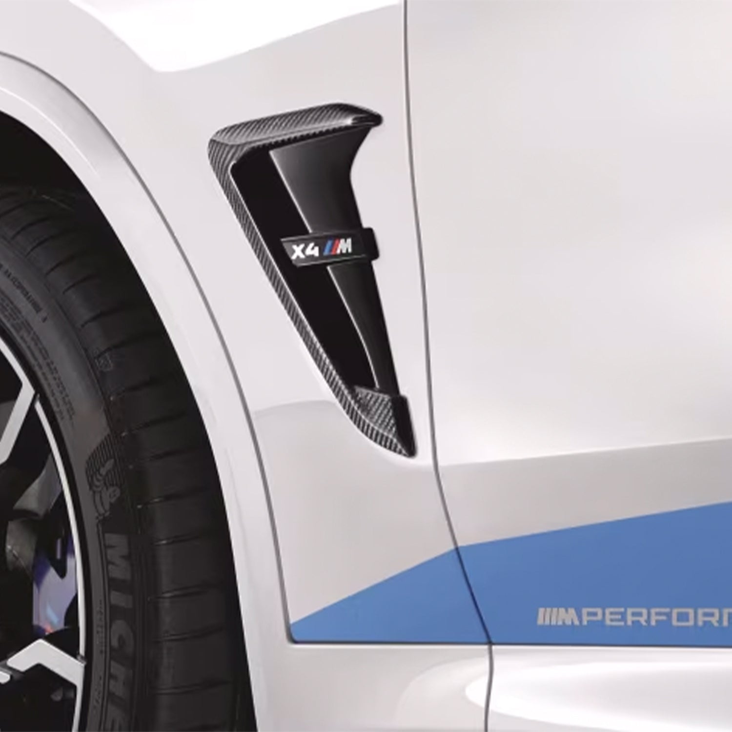 Bmw m performance carbon fibre side badge trims for f97 x3m & f98 x4m - image 3