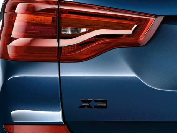 Alternative view of BMW M Performance Gloss Black Rear Badge for G45 & G01 X3