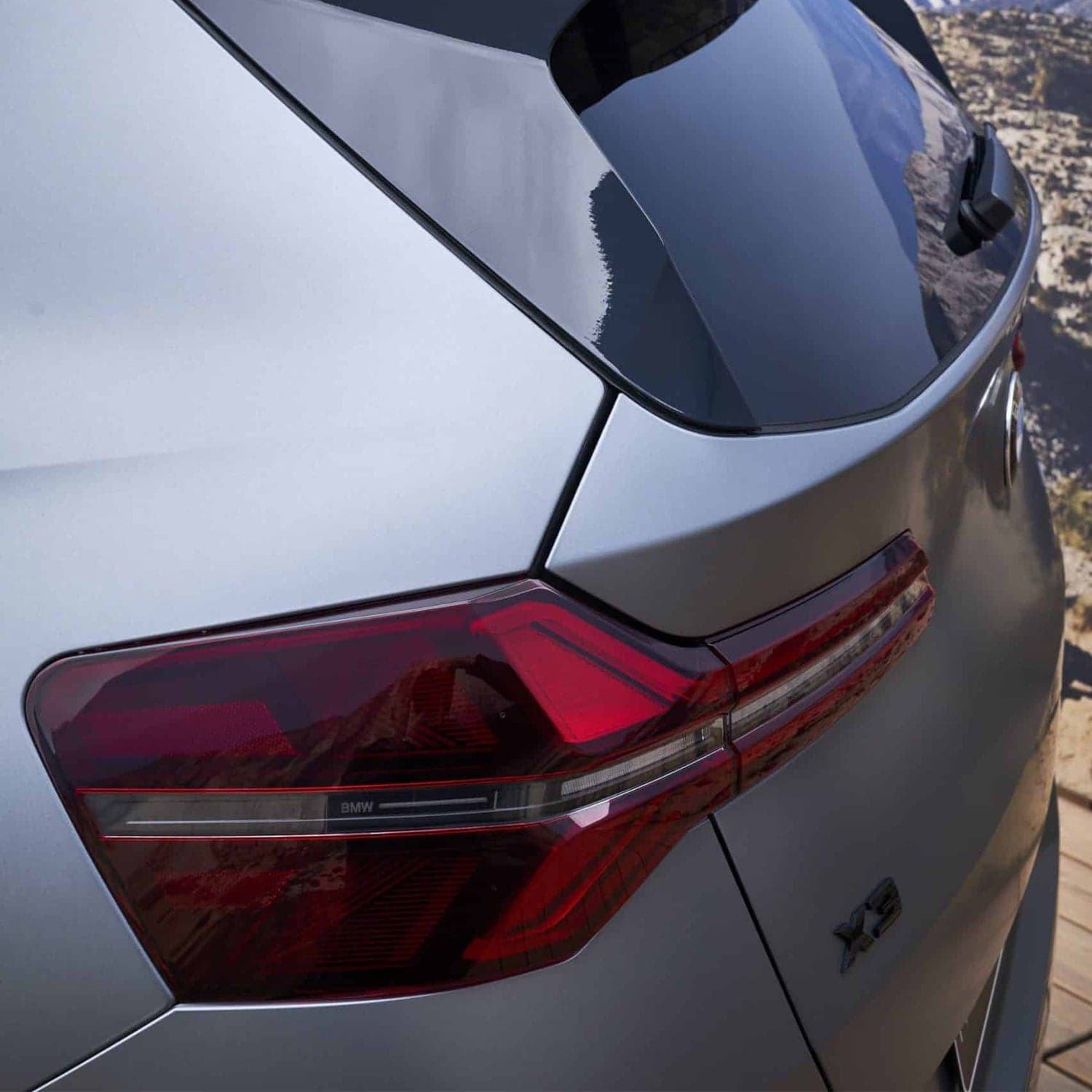 Bmw m performance gloss black rear badge for g45 & g01 x3 - image 4